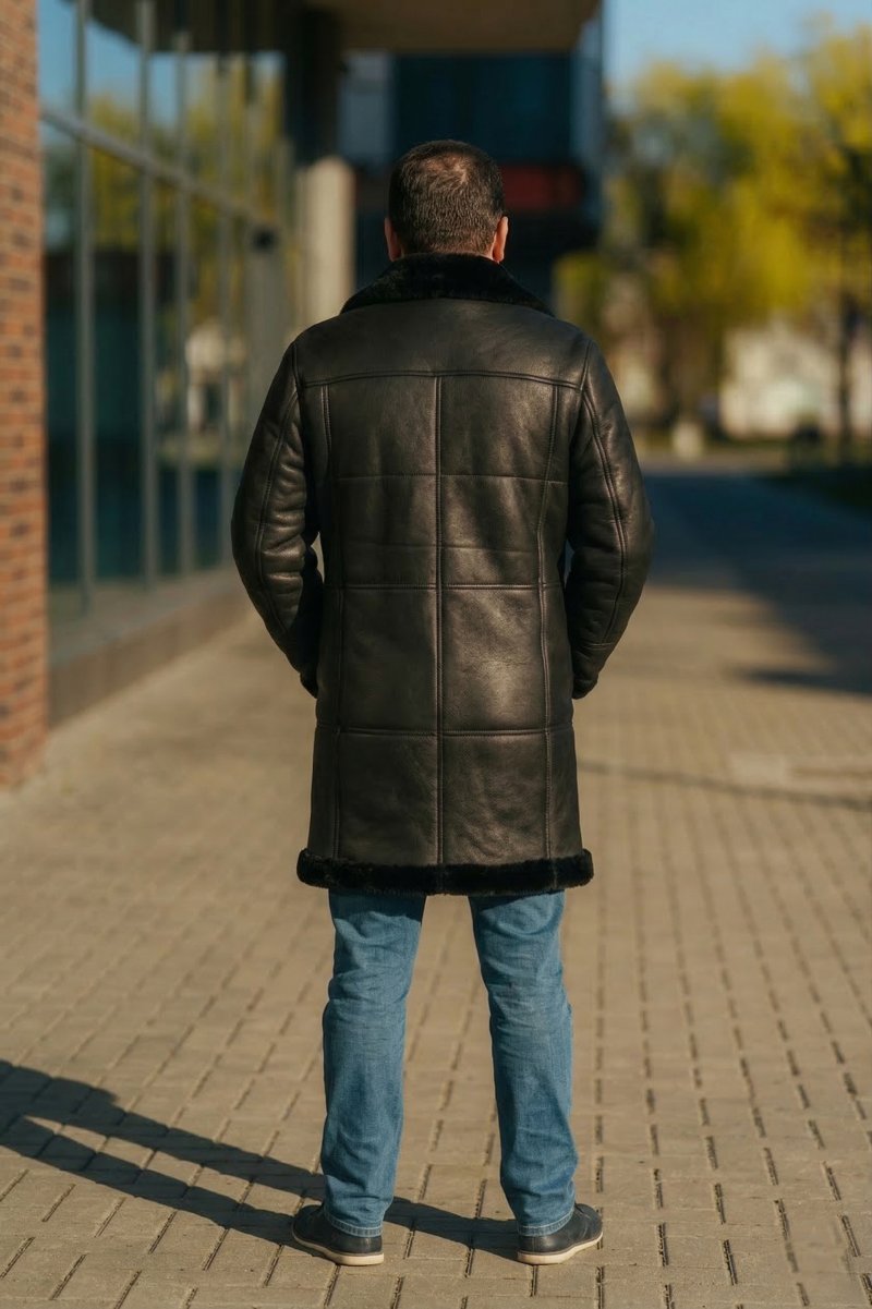 Palton blană pentru Barbati